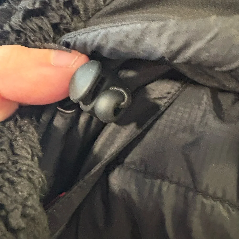 Calvin Klein Performance Black Puffer Vest w/ Hood & Pockets Womens Size Medium - Picture 8 of 9